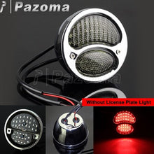 Load image into Gallery viewer, Vintage Old School Motorcycle Tail Brake License Plate Light