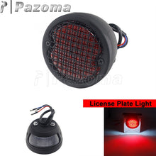 Load image into Gallery viewer, Vintage Old School Motorcycle Tail Brake License Plate Light