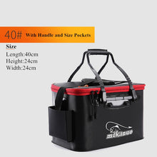 Load image into Gallery viewer, Loogdeel Portable Zipper Fishing Bucket