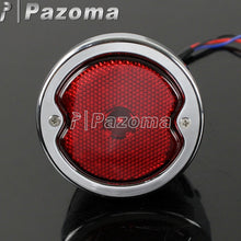 Load image into Gallery viewer, Vintage Old School Motorcycle Tail Brake License Plate Light