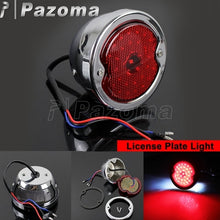 Load image into Gallery viewer, Vintage Old School Motorcycle Tail Brake License Plate Light