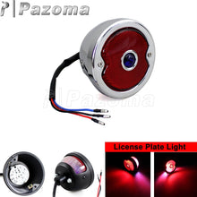 Load image into Gallery viewer, Vintage Old School Motorcycle Tail Brake License Plate Light