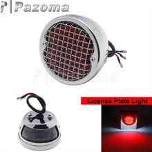 Load image into Gallery viewer, Vintage Old School Motorcycle Tail Brake License Plate Light
