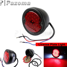 Load image into Gallery viewer, Vintage Old School Motorcycle Tail Brake License Plate Light