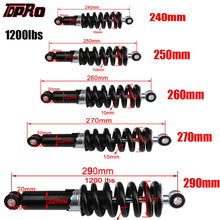 Load image into Gallery viewer, Universal 240/250/260/270/290mm Motorcycle Shock