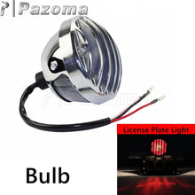 Load image into Gallery viewer, Vintage Old School Motorcycle Tail Brake License Plate Light