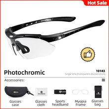 Load image into Gallery viewer, ROCKBROS Photochromic Cycling Glasses