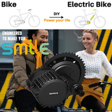 Load image into Gallery viewer, Mid Drive Motor Electric Bike Conversion Kit DIY