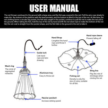 Load image into Gallery viewer, With sinker and without sinker Cast Net