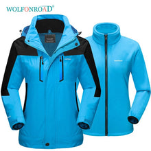 Load image into Gallery viewer, WOLFONROAD Winter 3 in 1 Jackets Women's