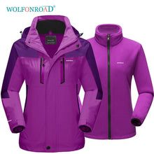 Load image into Gallery viewer, WOLFONROAD Winter 3 in 1 Jackets Women's