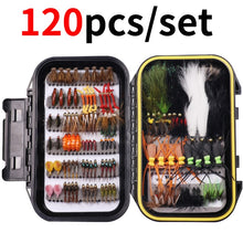Load image into Gallery viewer, Dry Wet Flies Nymph Set Kit 28pcs
