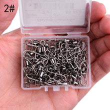 Load image into Gallery viewer, 2/0# 1/0# 1#-14# Stainless Steel Fishing Connector
