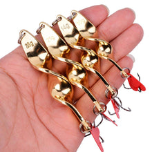 Load image into Gallery viewer, 1PCS Gold Silver 10g 14g 21g 28g Rotating Metal Spinner
