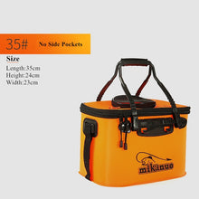 Load image into Gallery viewer, Loogdeel Portable Zipper Fishing Bucket
