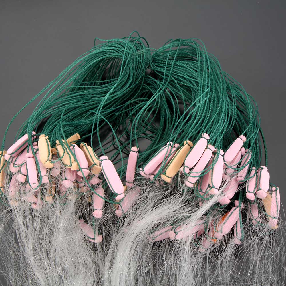 Lixada Fishing Net 25m 3 Layers Monofilament Fishing Fish Gill Net with Float