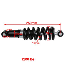 Load image into Gallery viewer, Universal 240/250/260/270/290mm Motorcycle Shock
