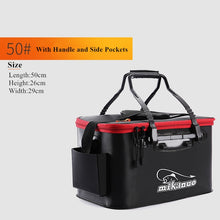 Load image into Gallery viewer, Loogdeel Portable Zipper Fishing Bucket
