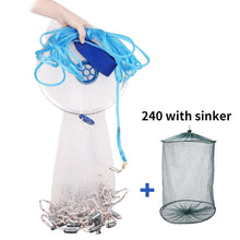 Load image into Gallery viewer, With sinker and without sinker Cast Net
