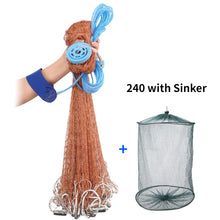 Load image into Gallery viewer, With sinker and without sinker Cast Net
