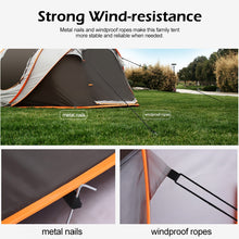 Load image into Gallery viewer, Automatic Open Up Tent, 3-4 Person
