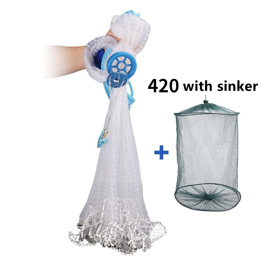 With sinker and without sinker Cast Net