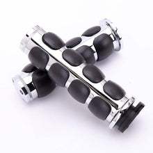 Load image into Gallery viewer, 22mm 1&quot; Chrome Handle Bar Hand Grips
