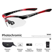 Load image into Gallery viewer, ROCKBROS Photochromic Cycling Glasses
