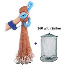 Load image into Gallery viewer, With sinker and without sinker Cast Net
