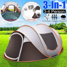 Load image into Gallery viewer, Automatic Open Up Tent, 3-4 Person
