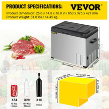 Load image into Gallery viewer, VEVOR Mini Car Refrigerator Portable Fridge Freezer
