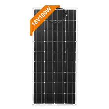 Load image into Gallery viewer, Dokio 18V/16V 100W 200W Flexible Monocrystalline Solar Panel Charge 12V Battery For Car/Boat/ Home Waterproof Solar Panel China
