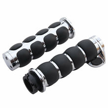 Load image into Gallery viewer, 22mm 1&quot; Chrome Handle Bar Hand Grips
