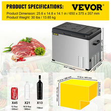 Load image into Gallery viewer, VEVOR Mini Car Refrigerator Portable Fridge Freezer
