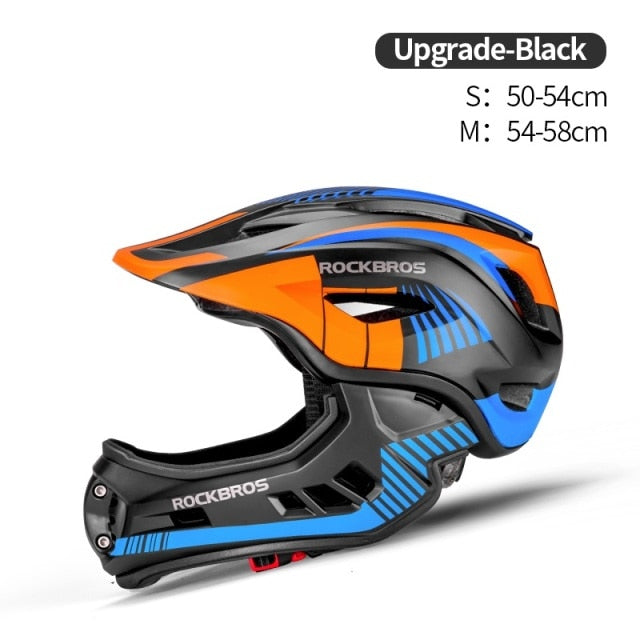 ROCKBROS Full Face Bike Helmet Kids