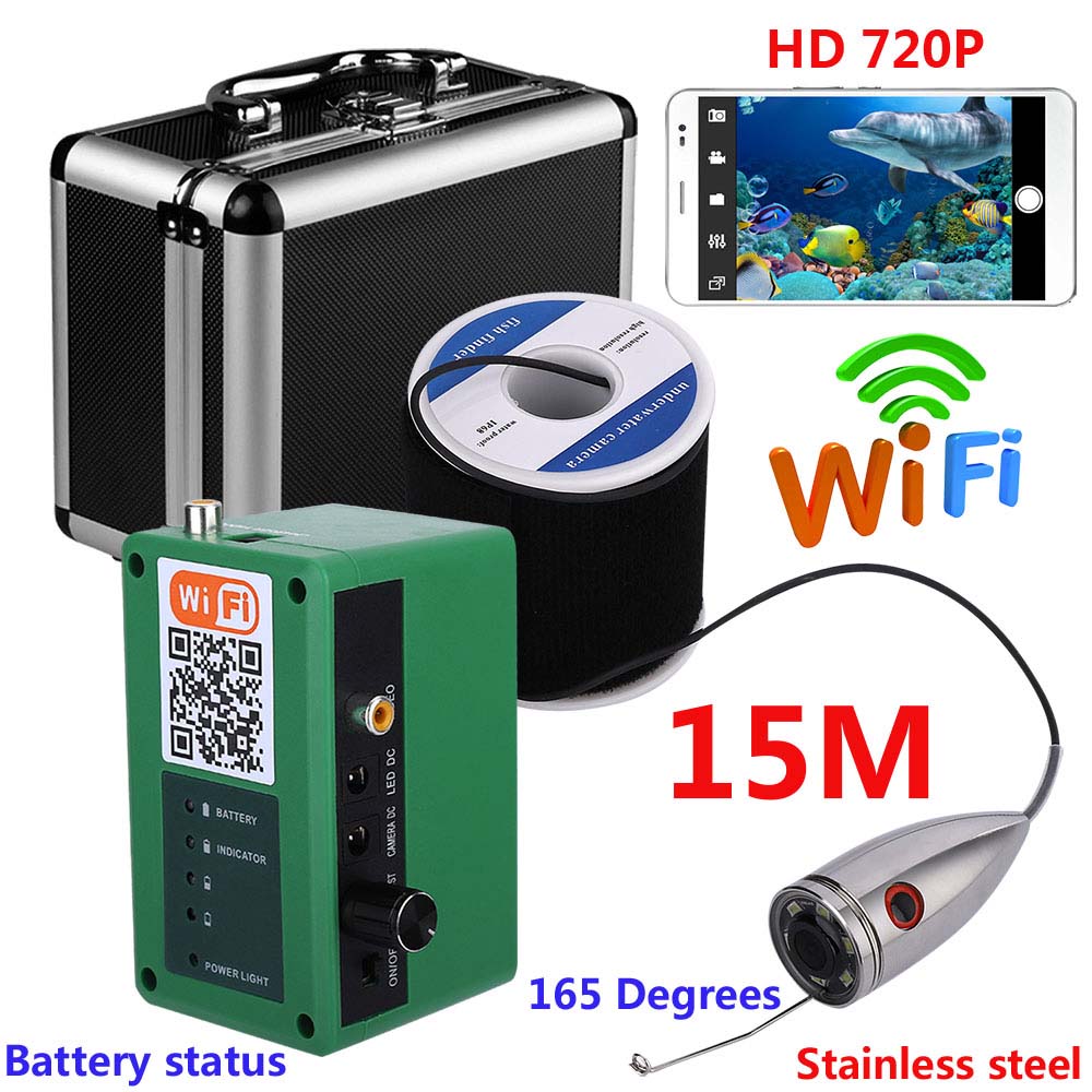 HD Wifi Wireless Underwater Fishing Camera